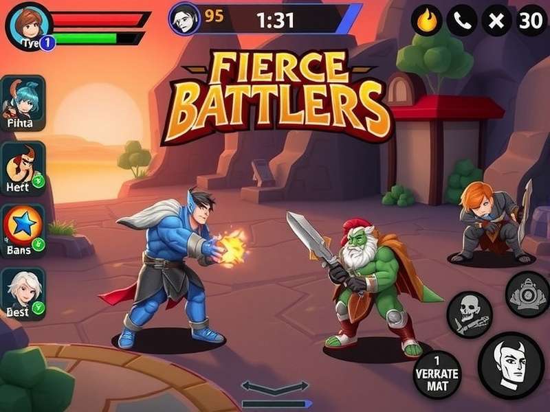 Fierce Battlers Game Screenshot